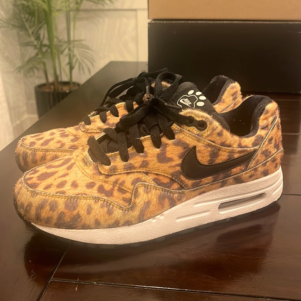 NIKE Air Max 1 Leopard Safari Animal Atmos Cheetah Camo